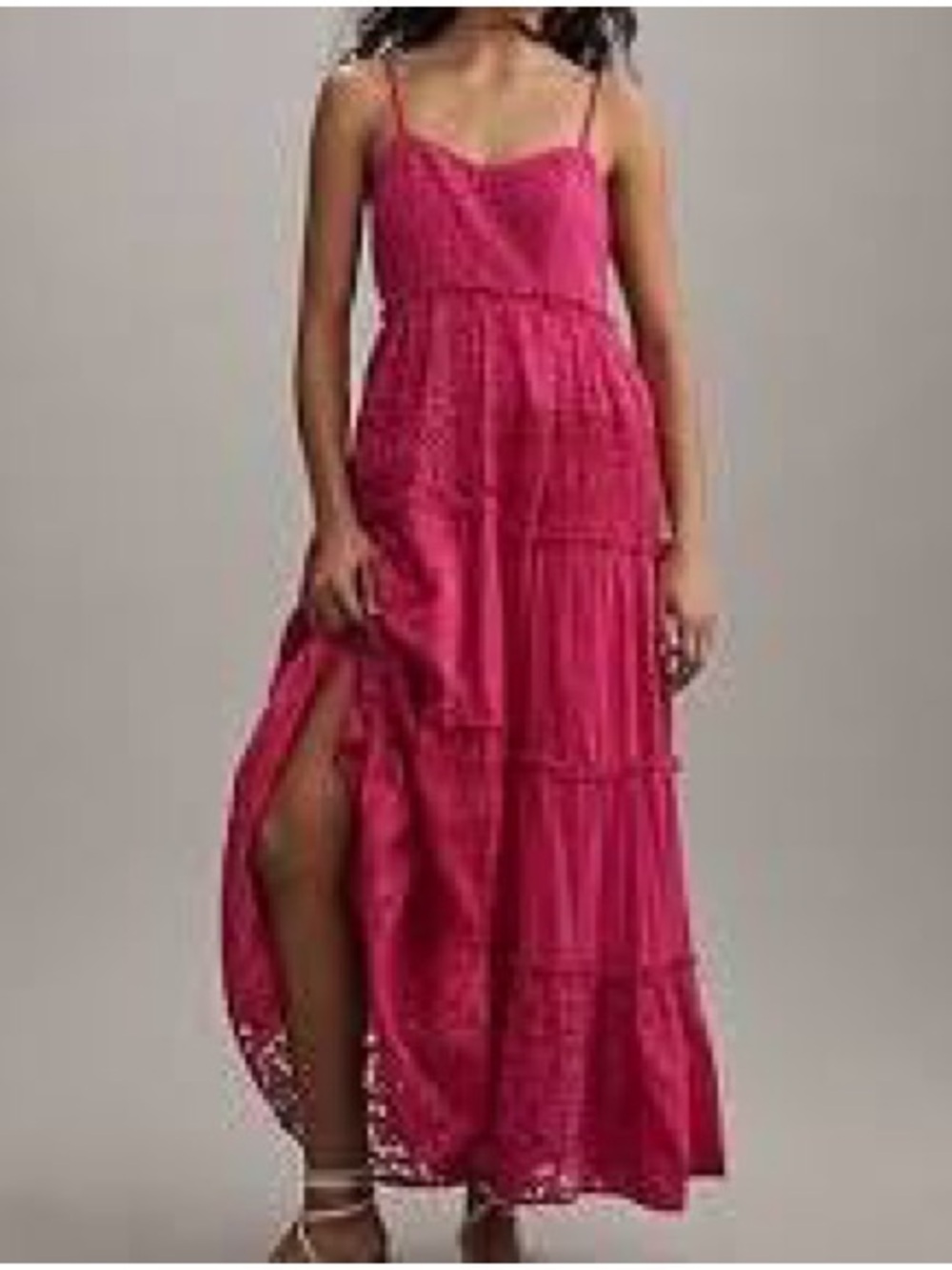 Anthropology’s Bhanuni by Joyti beautiful Laced Maxi tiered Sundress - Picture 2 of 14